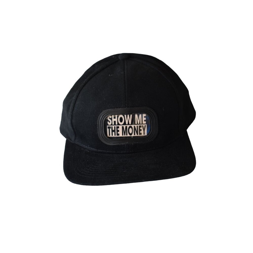 New with Tags Otto Cap "Show me the Money" Glow in the Dark Black Baseball Cap